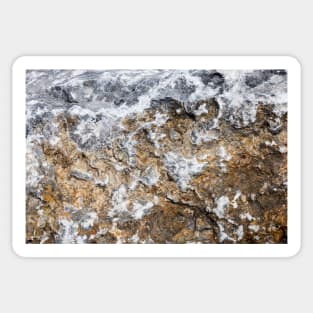 Crackling Rock Surface Shifting Shape Sticker